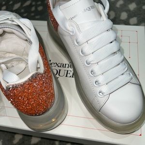 glitter bubble sole platform sneaker